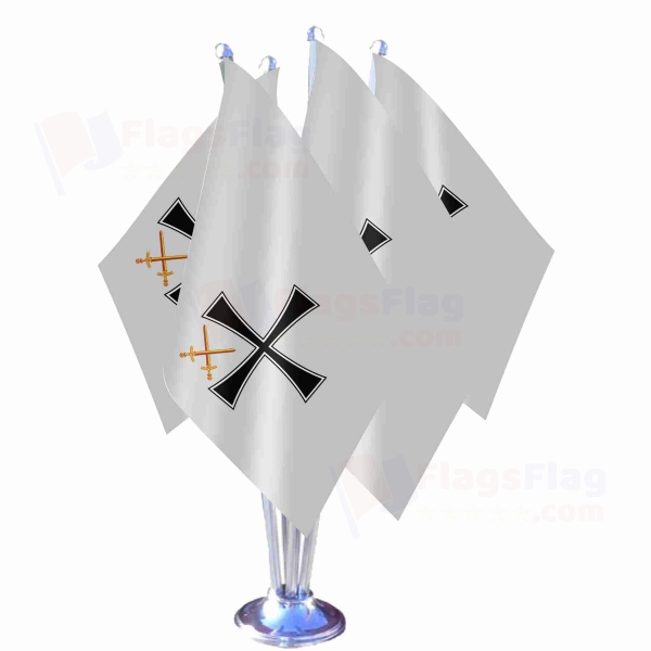 General Admirals Quadruple Table Flag