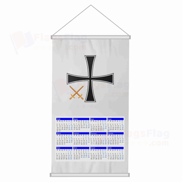 General Admirals Woven Fabric Digital Printing Calendar