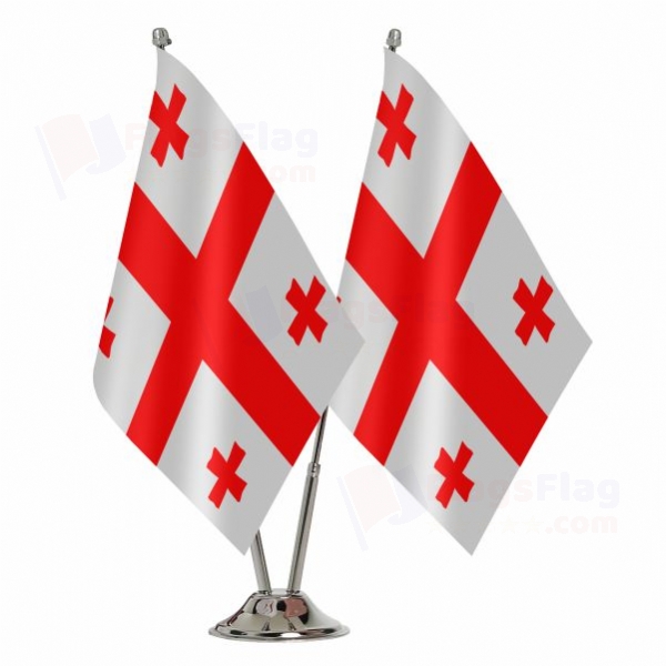 Georgia Binary Table Flag