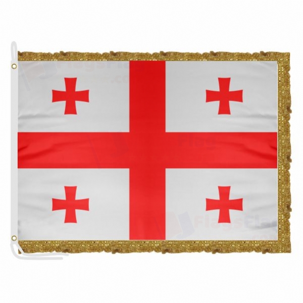 Georgia Satin Office Flag