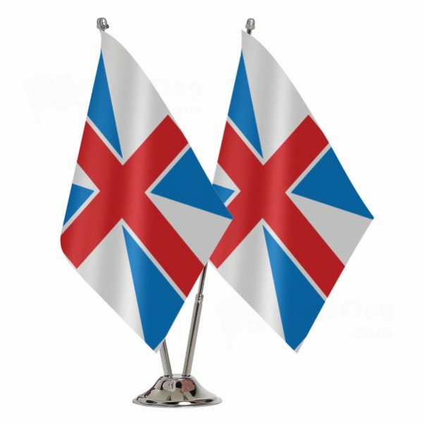 Georgian Air Force 2 Table Flags