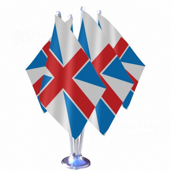 Georgian Air Force Quadruple Table Flag
