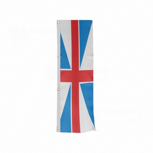 Georgian Air Force Vertically Raised Flags
