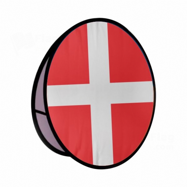 Georgian Land Forces Round Cloth Banner Display Stands