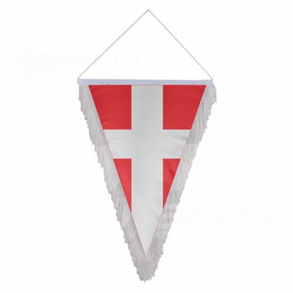 Georgian Land Forces Triangle Fringed Streamers