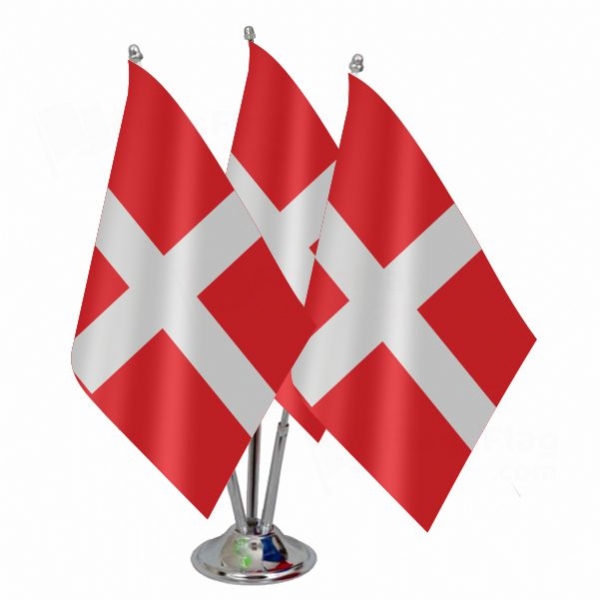 Georgian Land Forces Triple Table Flag