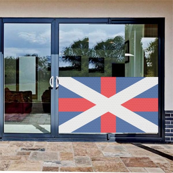 Georgian Navy Glass Film Georgian Navy One Way Vision Printing
