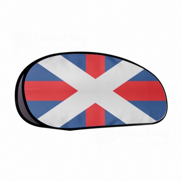 Georgian Navy Horizontal Fabric Banner Display Stands