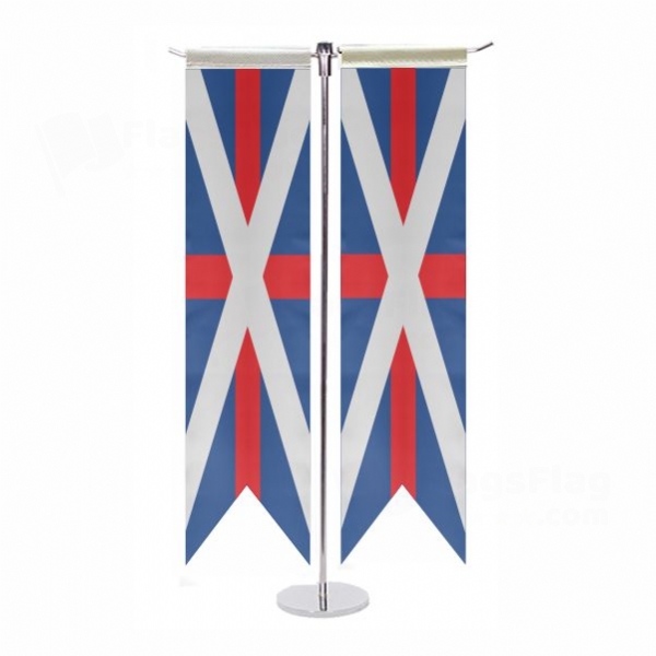 Georgian Navy T Table Flag