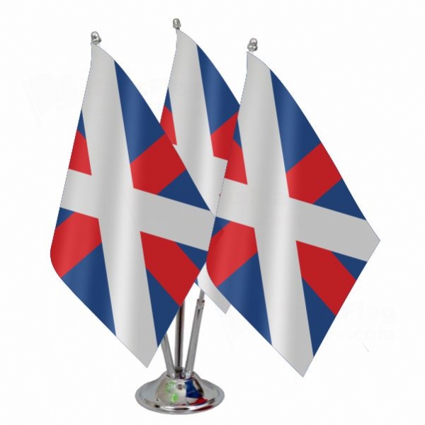 Georgian Navy Triple Table Flag