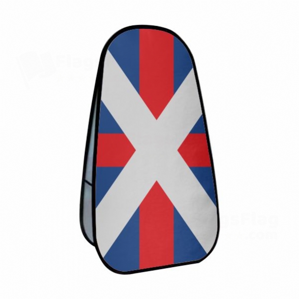 Georgian Navy Vertical Cloth Banner Display Stands