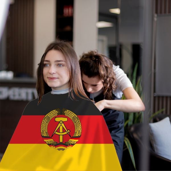 German Democratic Republic Barber Apron