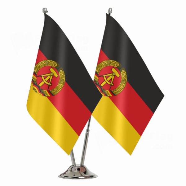 German Democratic Republic Binary Table Flag
