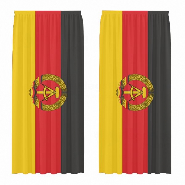 German Democratic Republic Digital Printed Curtains