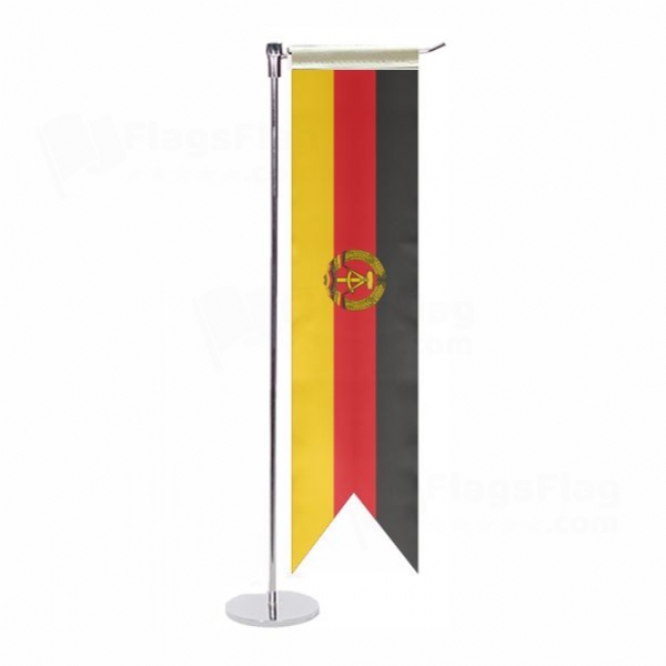 German Democratic Republic L Table Flag