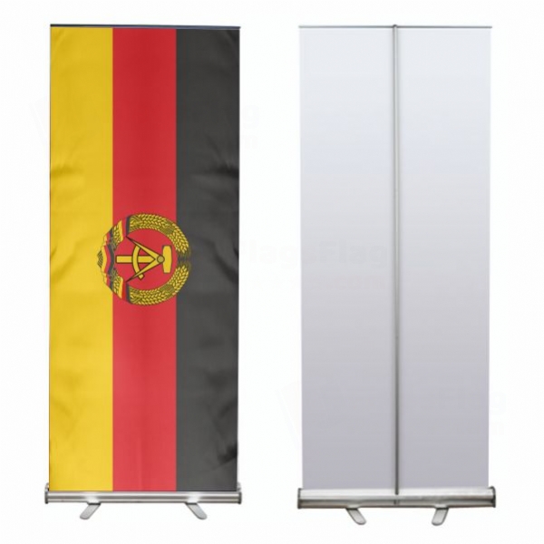German Democratic Republic Roll Up Banner