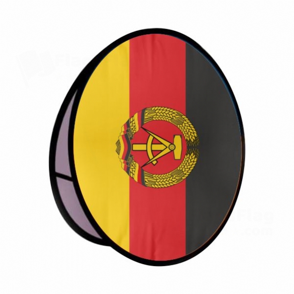 German Democratic Republic Round Cloth Banner Display Stands