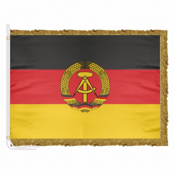 German Democratic Republic Satin Office Flag
