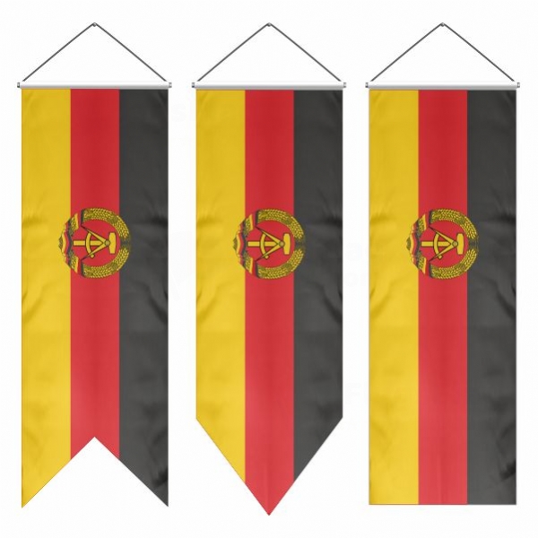 German Democratic Republic Swallowtail Flags