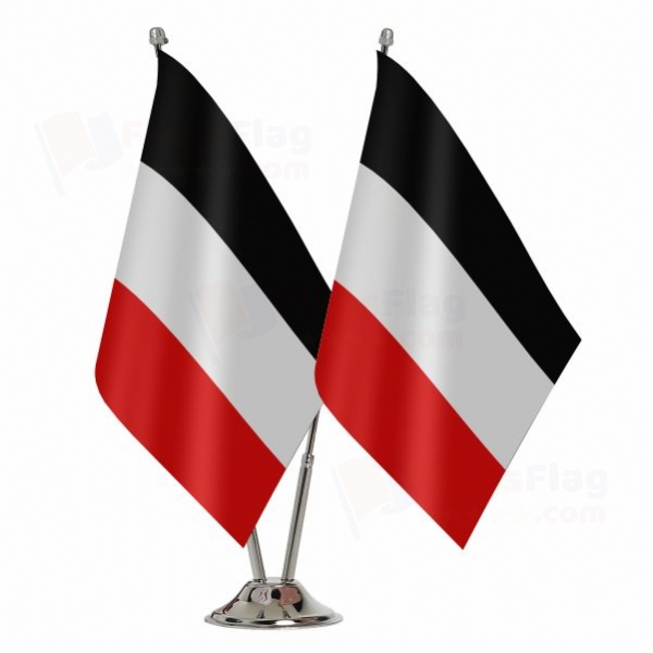 German Empire Binary Table Flag