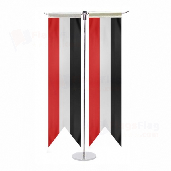 German Empire T Table Flags