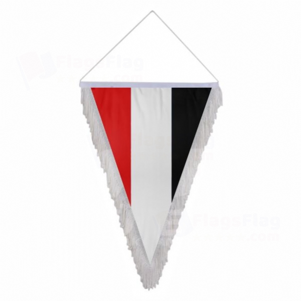 German Empire Triangle Fringed Streamers