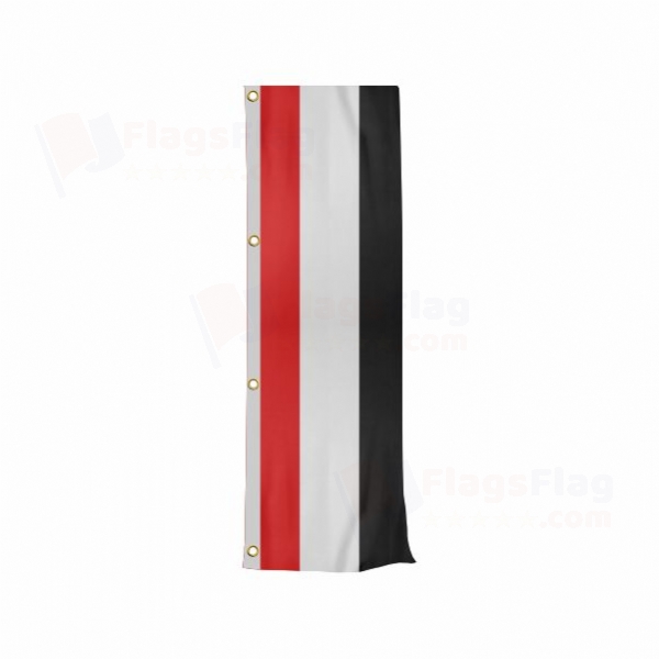 German Empire Vertically Raised Flags