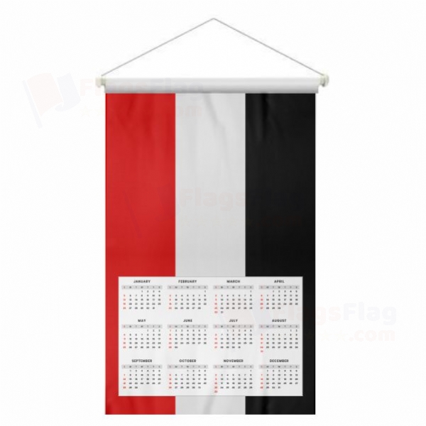 German Empire Woven Fabric Digital Printing Calendar