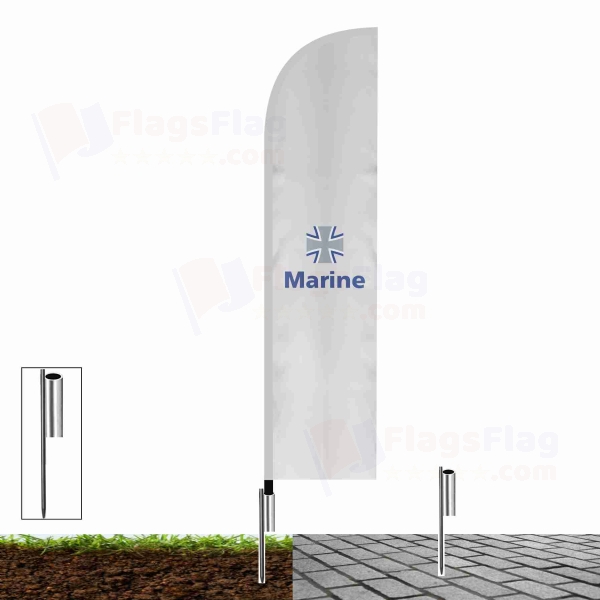 German Navy Beach Flags German Navy Sailing Flags