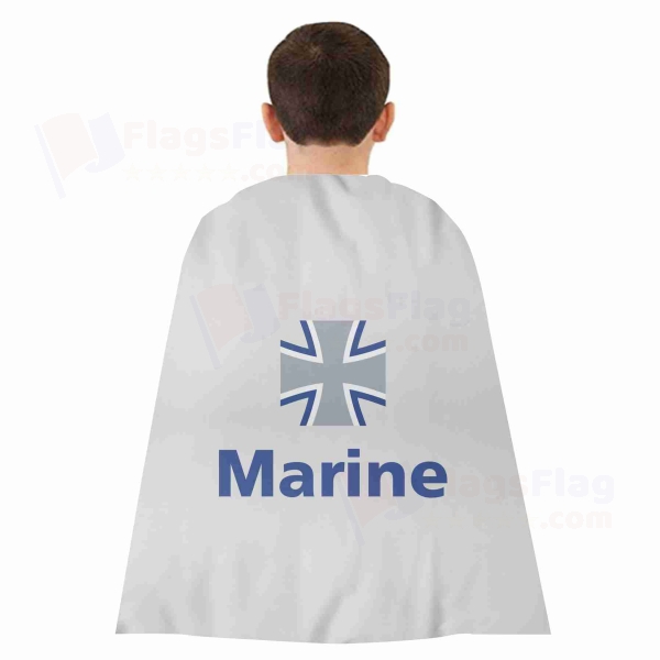 German Navy Woven Fabric Cloak Digital Printing