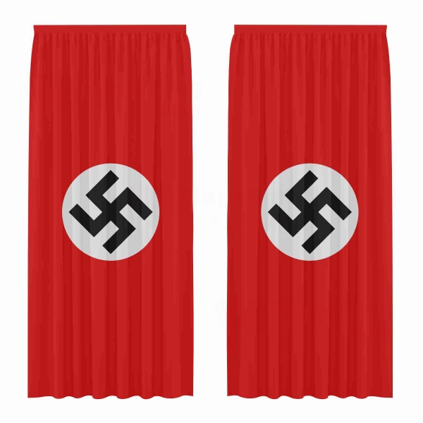 German Nsdap Digital Printed Curtains