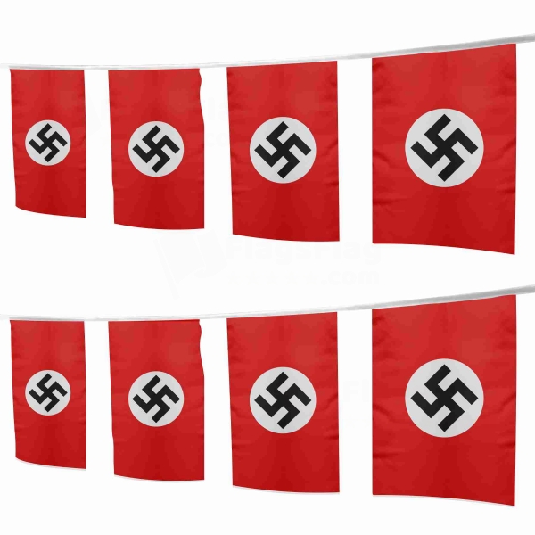 German Nsdap Square String Flags