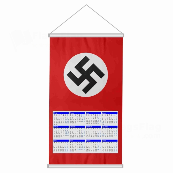 German Nsdap Woven Fabric Digital Printing Calendar
