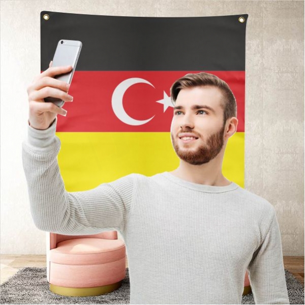 German Turkish Background Selfie Shooting Landscapes