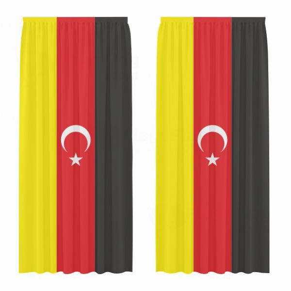 German Turkish Digital Printed Curtains