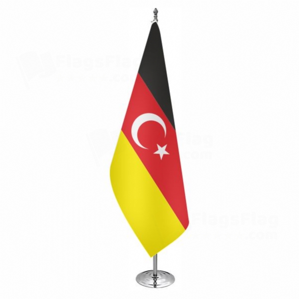 German Turkish Office Flag German Turkish Office Flags