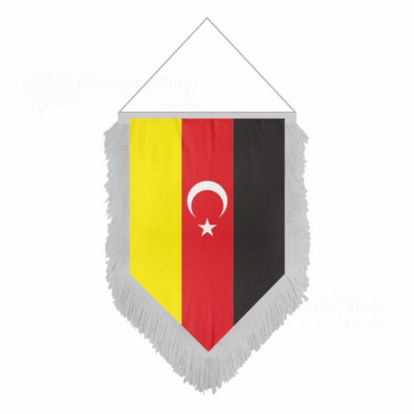 German Turkish Pentagonal Flags