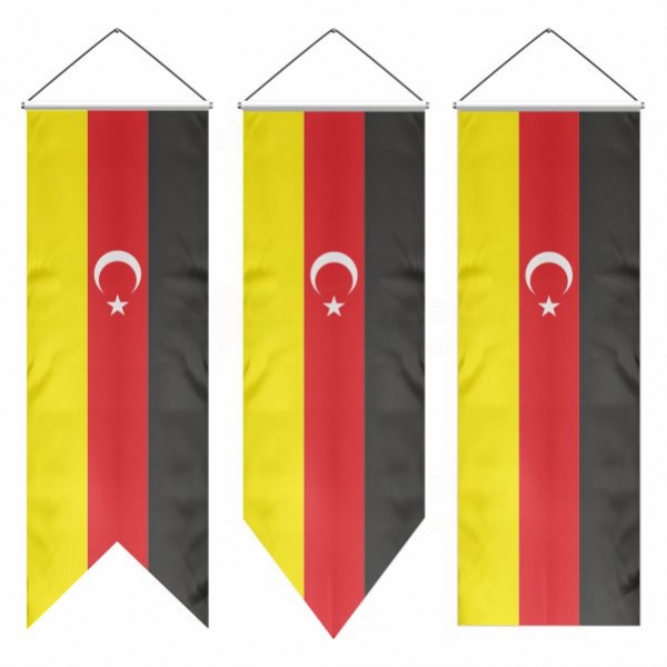 German Turkish Swallowtail Flags