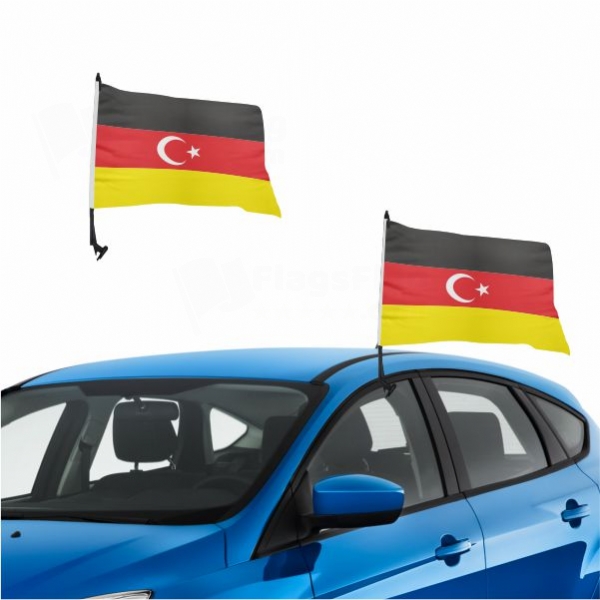 German Turkish Vehicle Convoy Flag