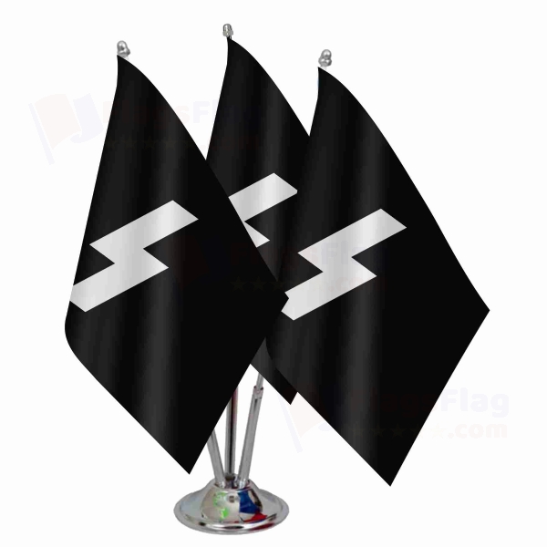 German Youth �n The Hitler Youth Triple Table Flag