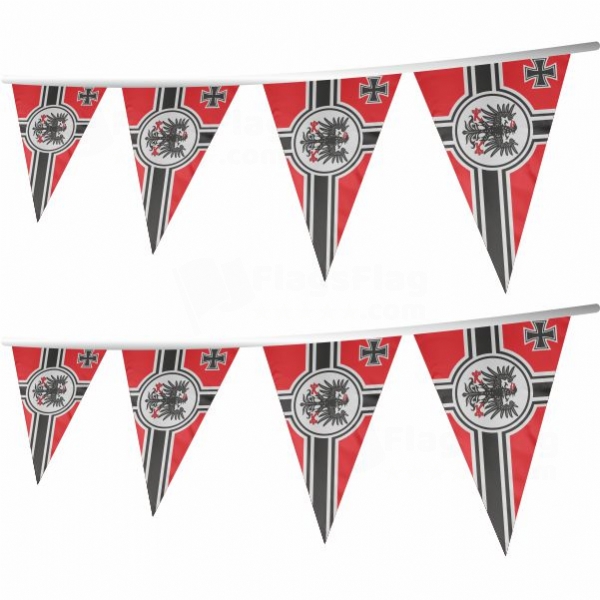 Germany Great Stringed Triangle Flag
