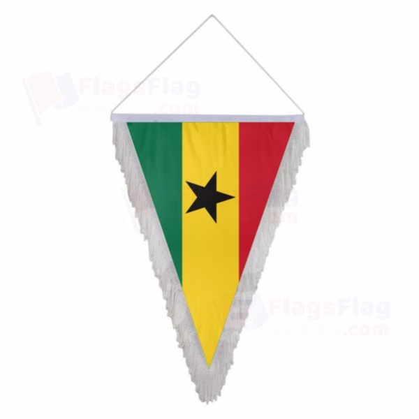Ghana Triangle Fringed Streamers