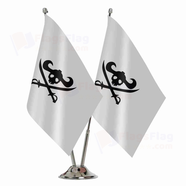 Giant Warrior Pirates Binary Table Flag