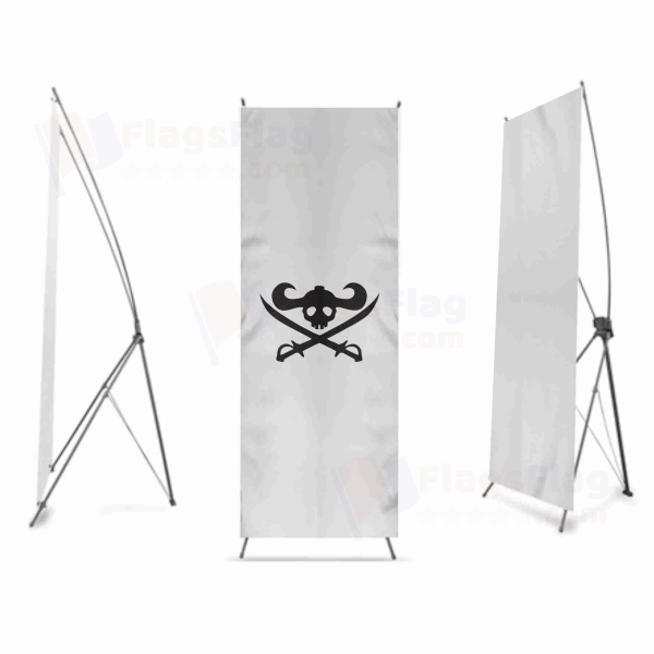 Giant Warrior Pirates Digital Print X Banner