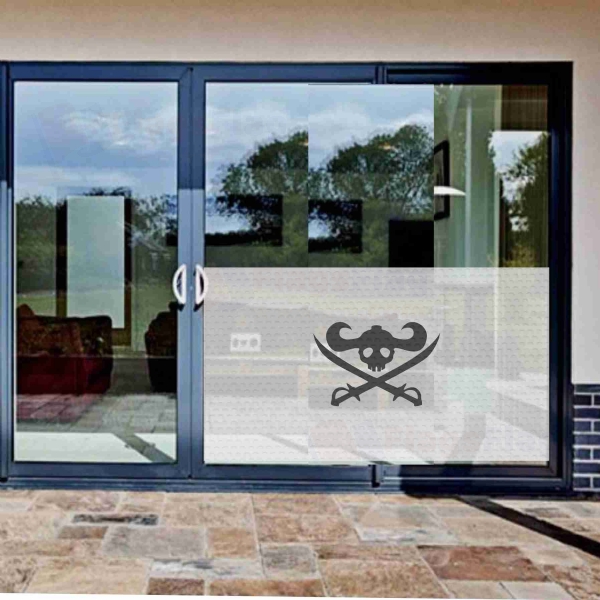 Giant Warrior Pirates Glass Film Giant Warrior Pirates One Way Vision Printing