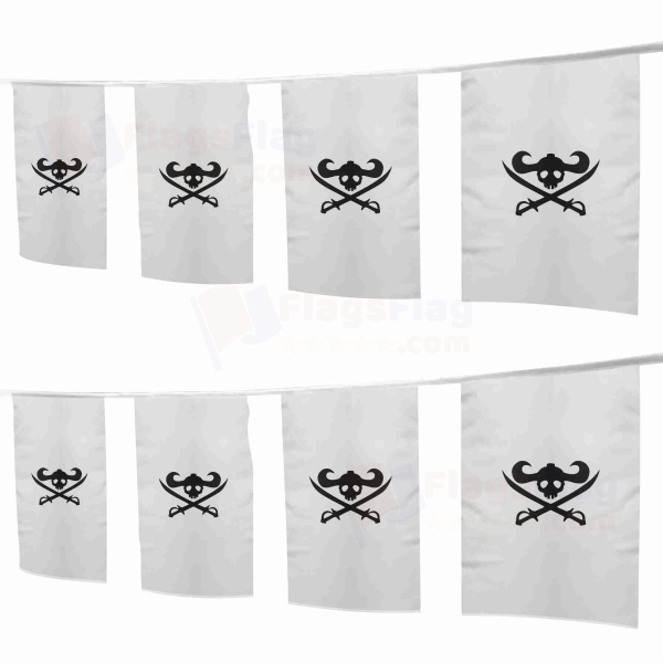 Giant Warrior Pirates Square String Flags