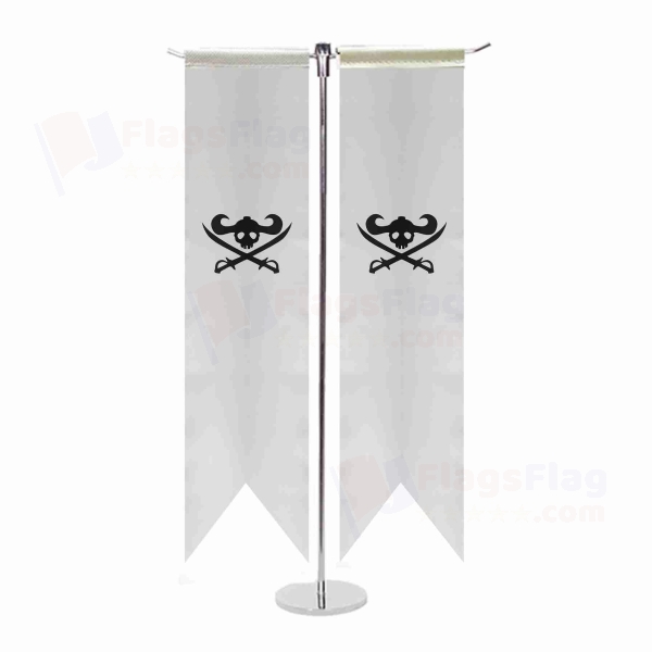Giant Warrior Pirates T Table Flags