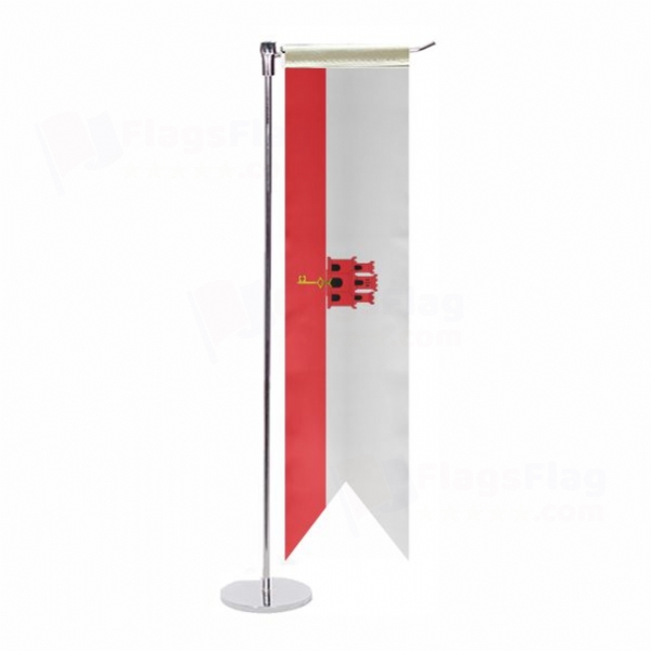 Gibraltar L Table Flag