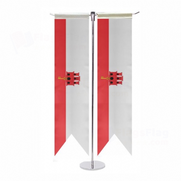 Gibraltar T Table Flag