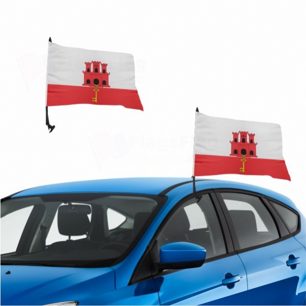 Gibraltar Vehicle Convoy Flag
